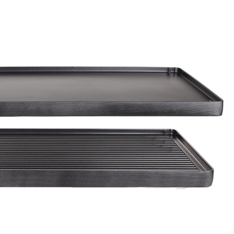 Salton 20.3'' W x 9.6'' D Indoor/Outdoor Use 0 Burner Flat Top